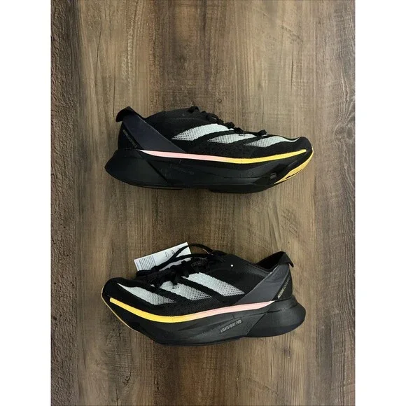 Adidas Adizero Adios Pro 3 Black Spark Women Size 7 Running Shoes IG6431 New - Picture 1 of 6